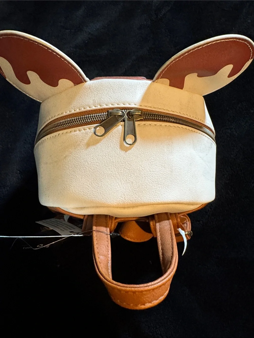 Loungefly Mickey Mouse Ice Cream Cone Mini Backpack - Cream, Brown & Red